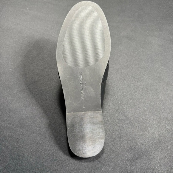 NEW Banana Republic Mules Black with Gold-Tone Hardware Women’s Size 6 - Picture 6 of 7